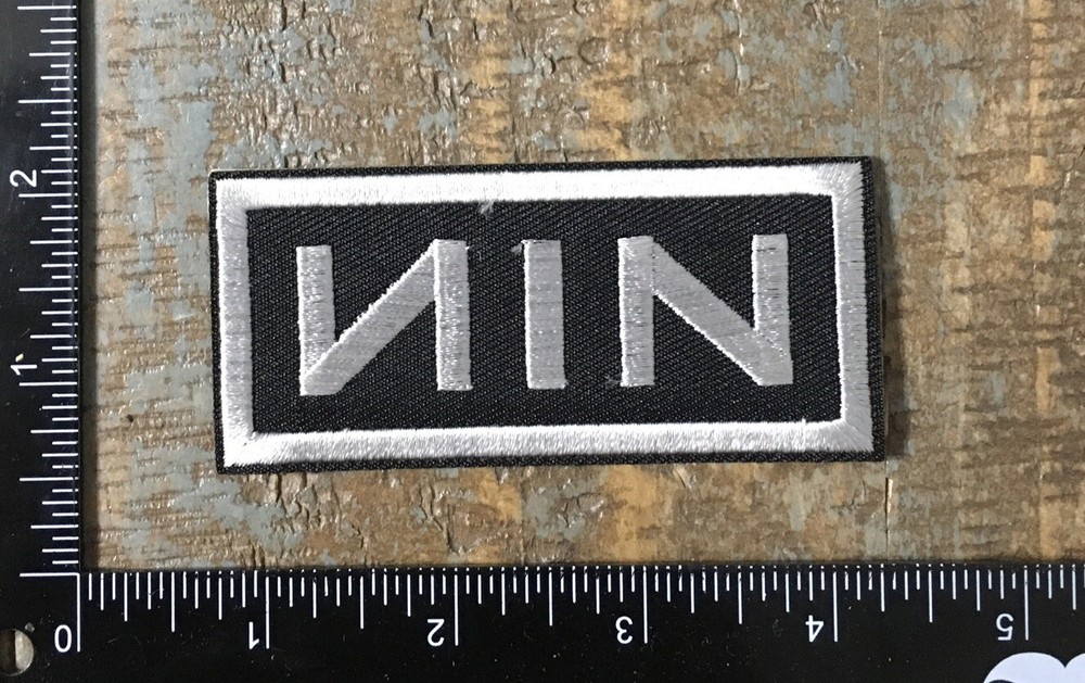 NINE INCH NAILS Alternative Rock Band Music Embroidered Iron-On Patch NIN