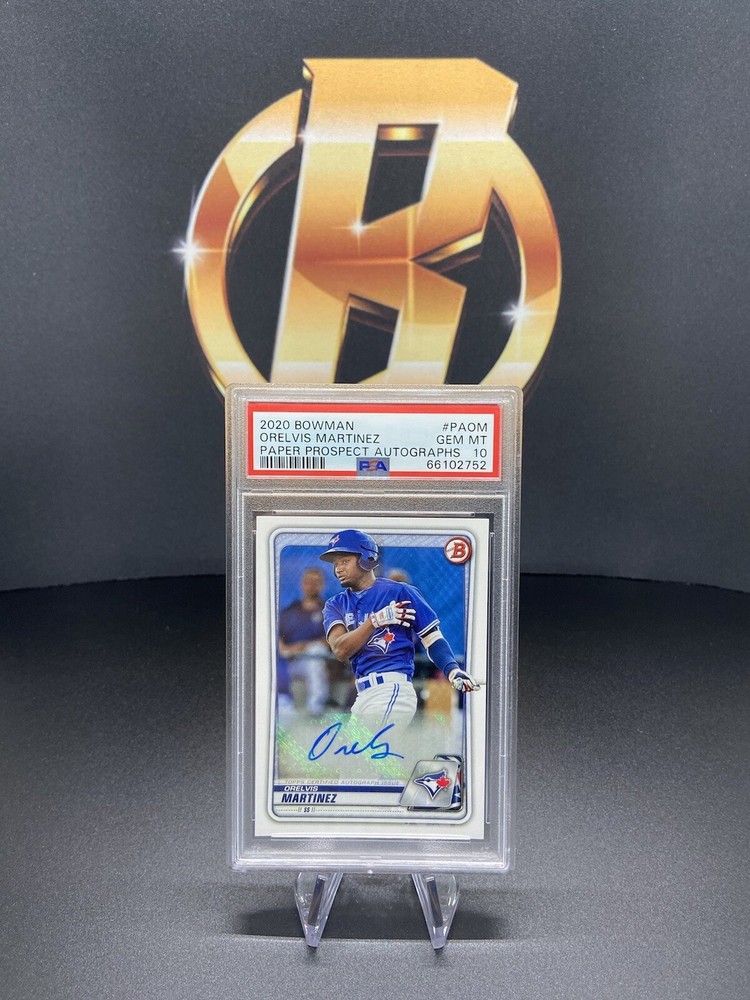 2020 Bowman Prospects Auto Orelvis Martinez #PA-OM PSA 10 GEM MT Auto