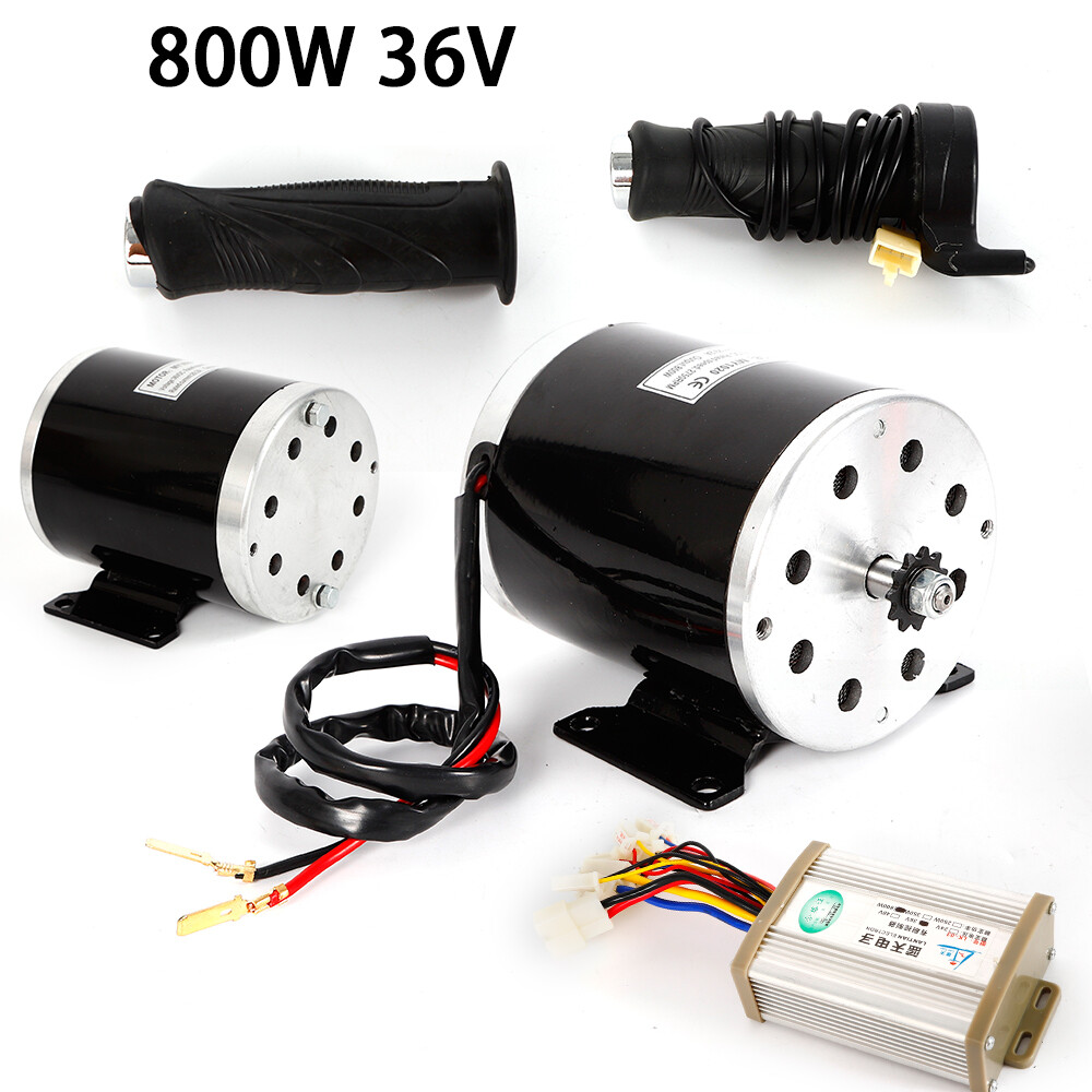 800Watt Electric Scooter Motor Brushed Kit with Control Box and Throttle 36V