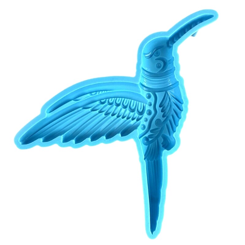 Silicone Hummingbird Pendant Mold for DIY Epoxy Resin Jewelry