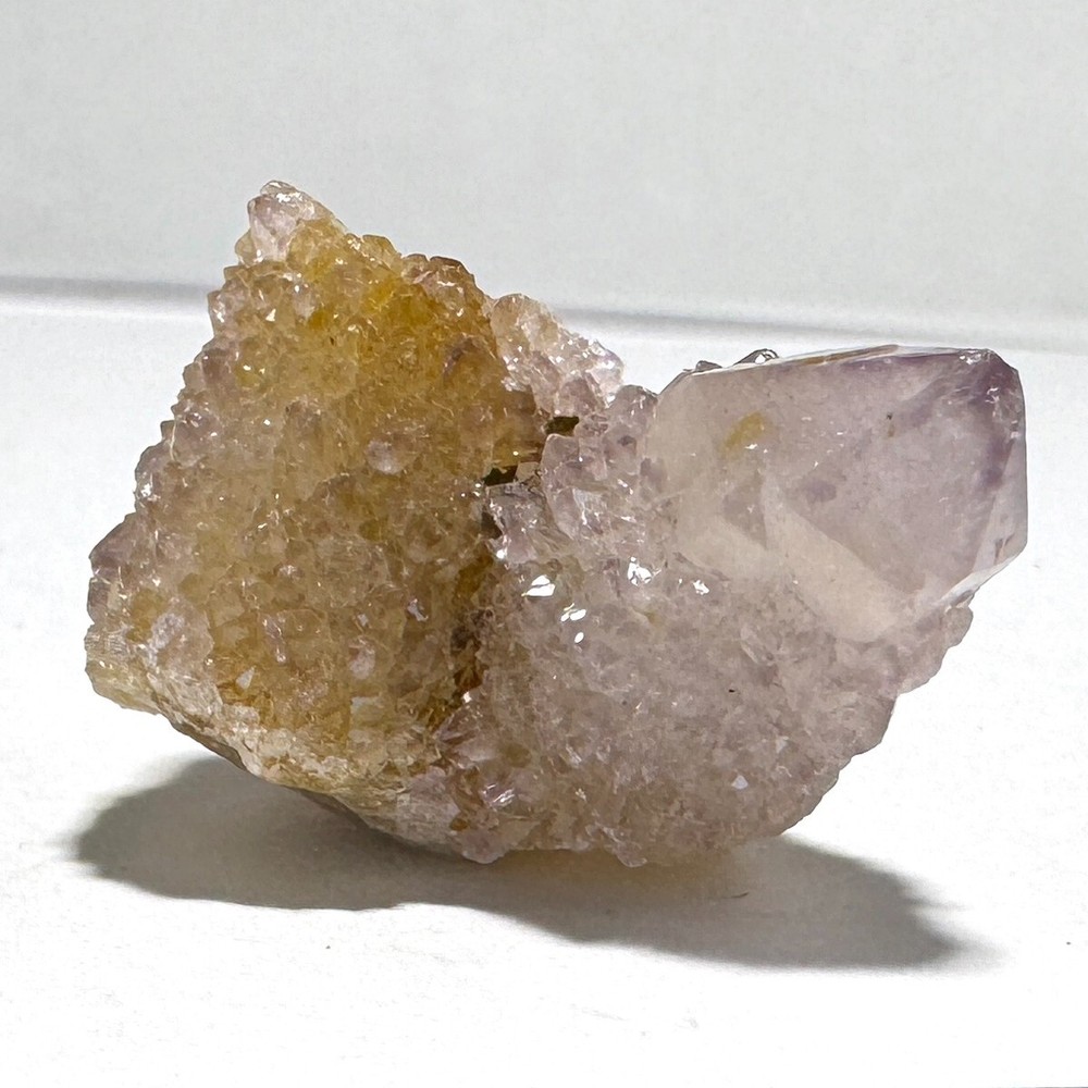 Tiny Amethyst Citrine Spirit Quartz Cactus Crystal CC4672 for Jewelry