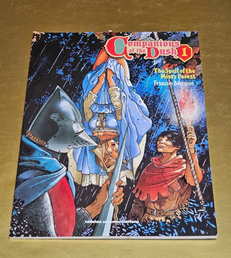 The Spell Of The Misty Forest Vintage Graphic Novel / Francois Burgeon 1st Print