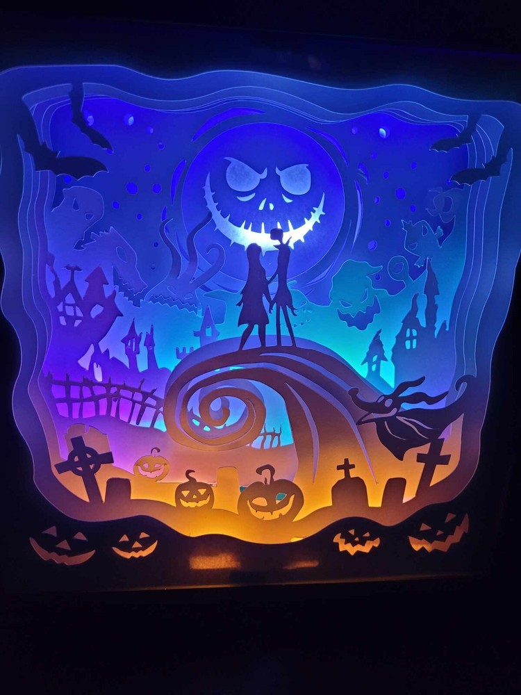 Horror & Fantasy 3D Art LED Light Boxes! Multiple Hand Made Designs To Pick From