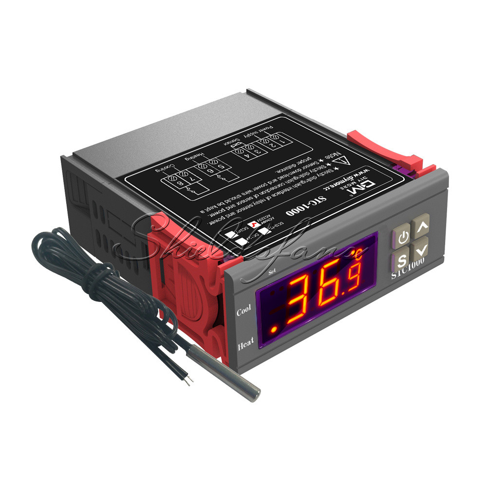 Digital STC-1000 W1209 All-Purpose Temperature Controller with Sensor-image