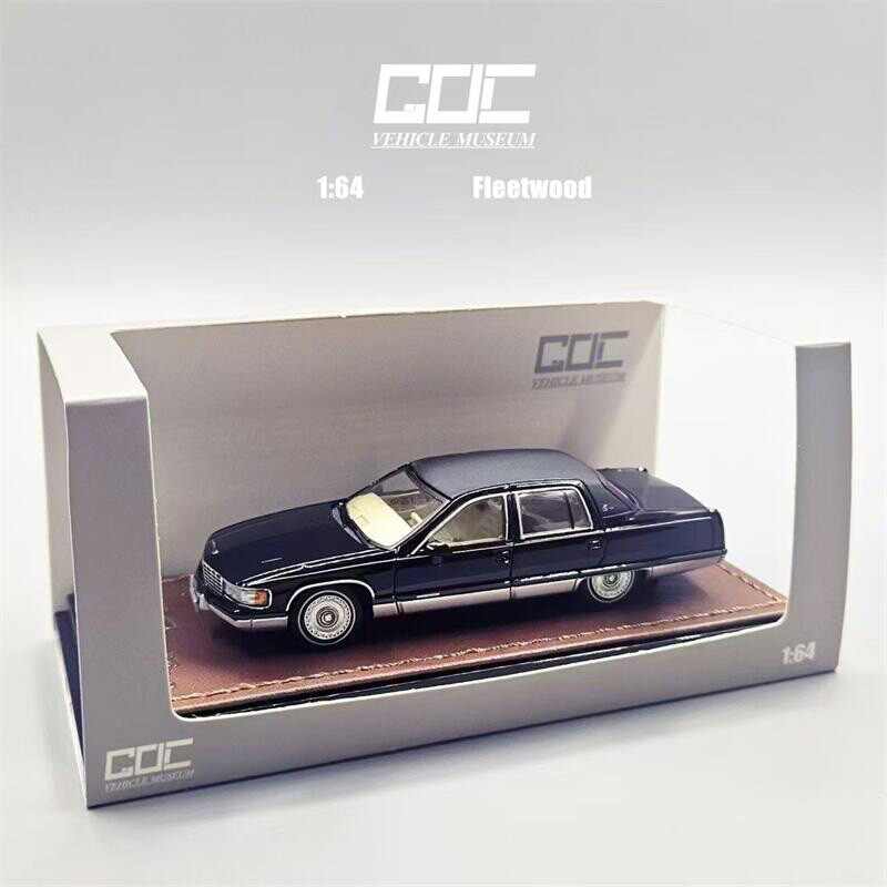 GOC 1:64 Fleetwood Black Diecast Model Car