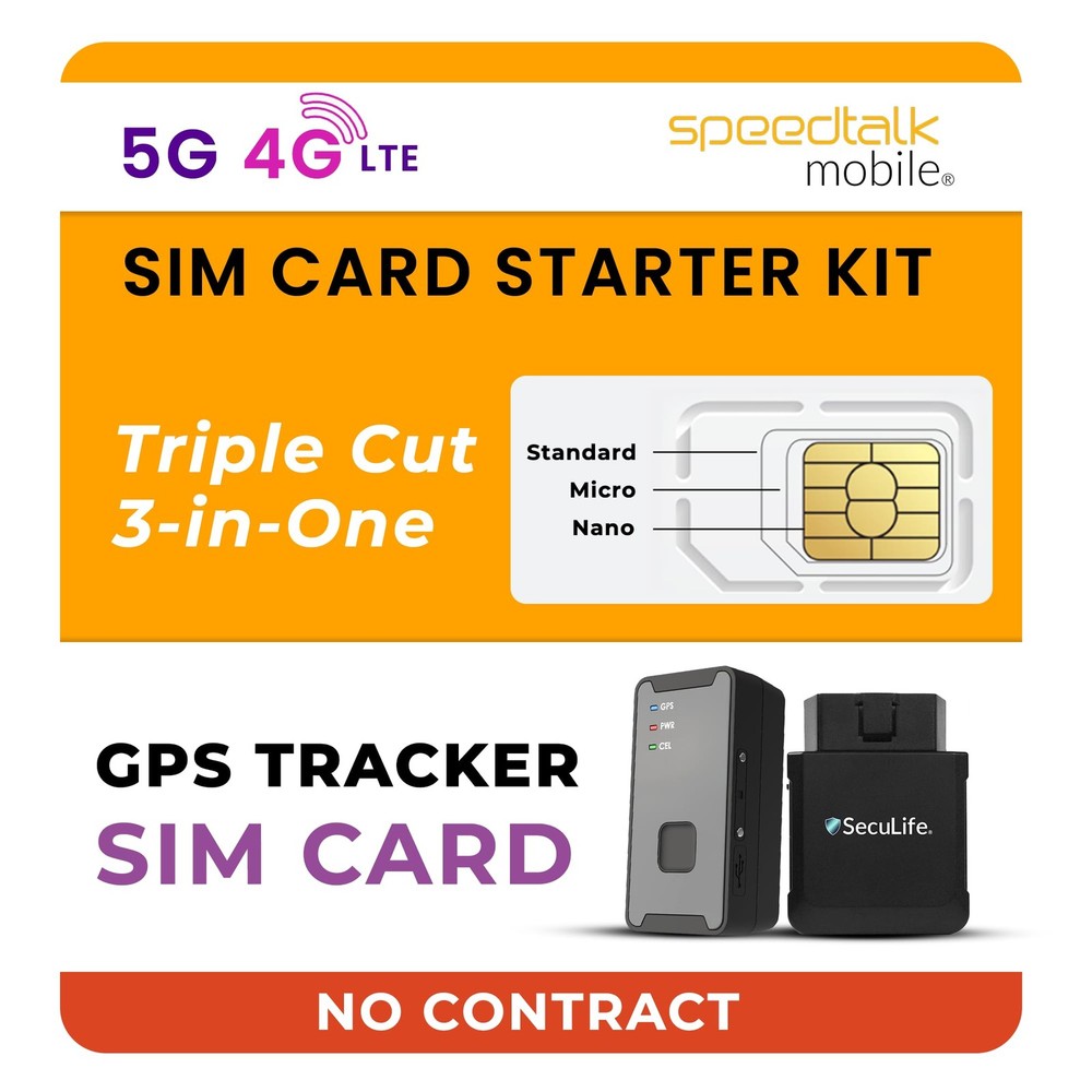 Speedtalk Mobile 43239-36048 GPS Tracker Sim Card