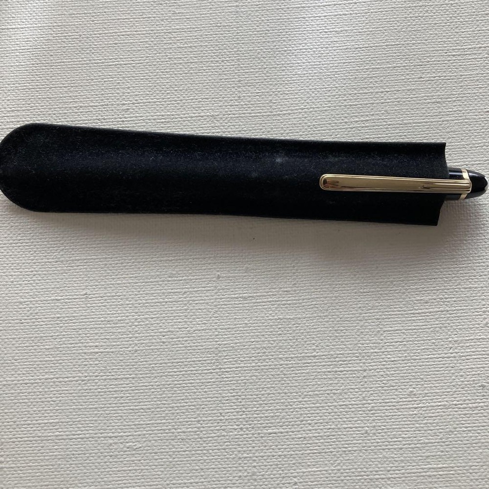 luxury ballpoint pen black and gold two-tone #2ed8ac