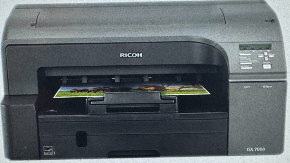 Ricoh GX 7000 professional sublimation printer for high-quality prints
