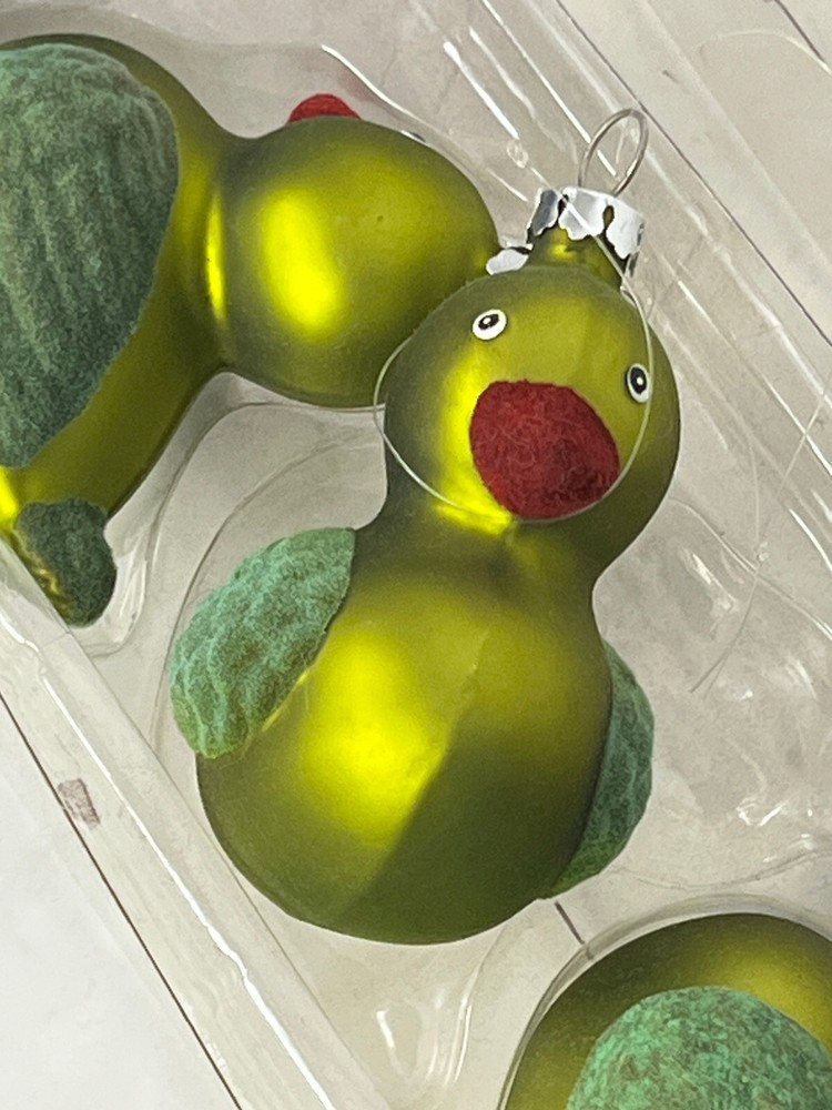 Vintage Y2K Rubber Duck Christmas Ornaments Lot of 6 Tree Decor Duckies