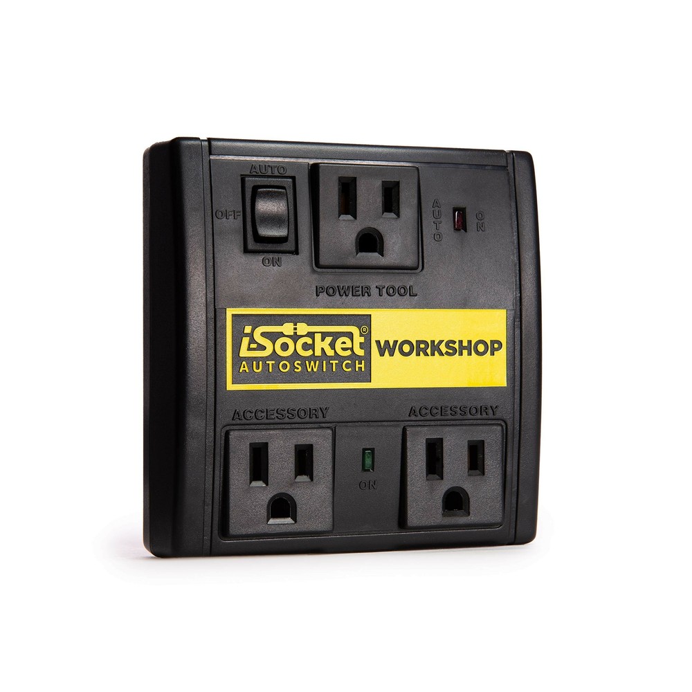i-Socket Workshop Auto Vacuum Switch with Power Tool Sensor for Dust Control-image