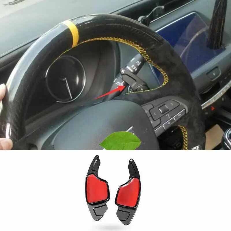 Steering Wheel Shift Paddles GL Aluminum Alloy For Cadillac CT4 Black 2020-2024