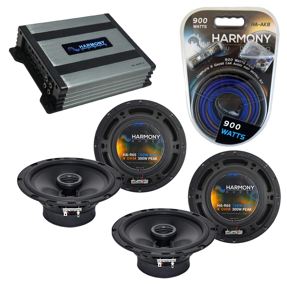 Suzuki SX4 2007-2013 Factory Speaker Replacement Harmony (2) R65 & HA-A400.4 Amp