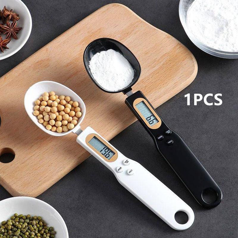 Mini Digital Kitchen Scale 0.1g-500g LCD Spoon Scale for Cooking & Baking