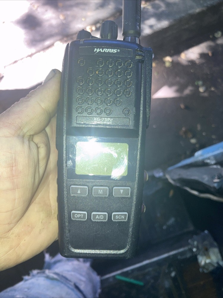 Harris XG-75P XG-75Pe Multi-Mode Radio EVXG-PB78ME w/ Mic