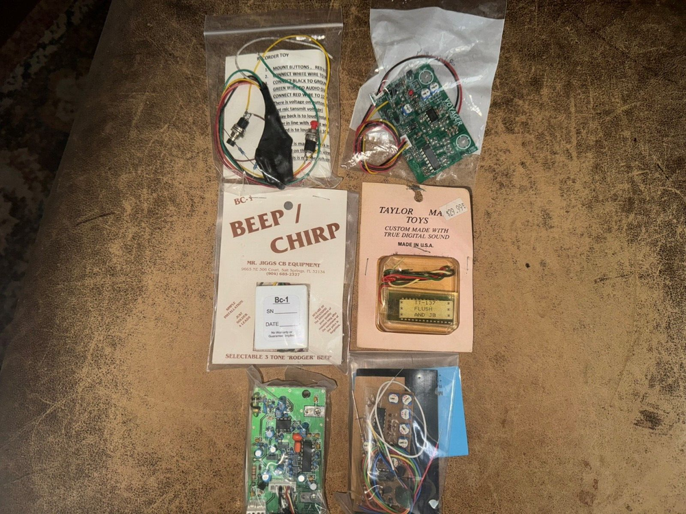 Mixed lot CB RADIO NOISE TOY SOUND Microphone Lots Ham ssb  speaker