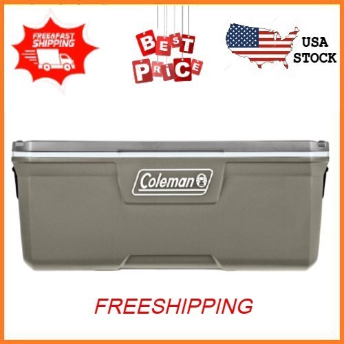 NEW Coleman 316 Series 120QT Hard Chest Cooler, Silver Ash FREESHIPPING