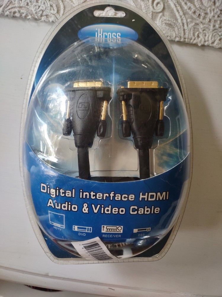 HDMI to DVI Dual Link Audio Video Cable for Home Theater Connection-image