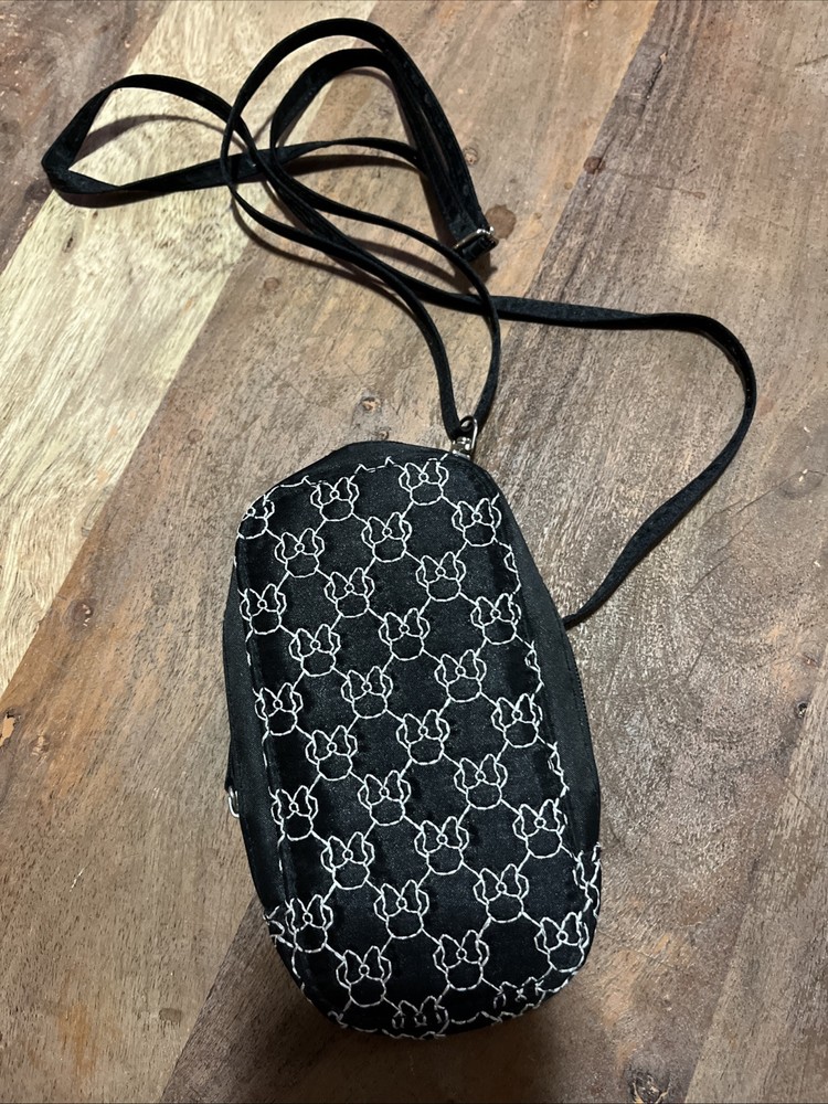 Disney Minnie Mouse Crossbody Wallet Clutch with Removable Adjustable Strap