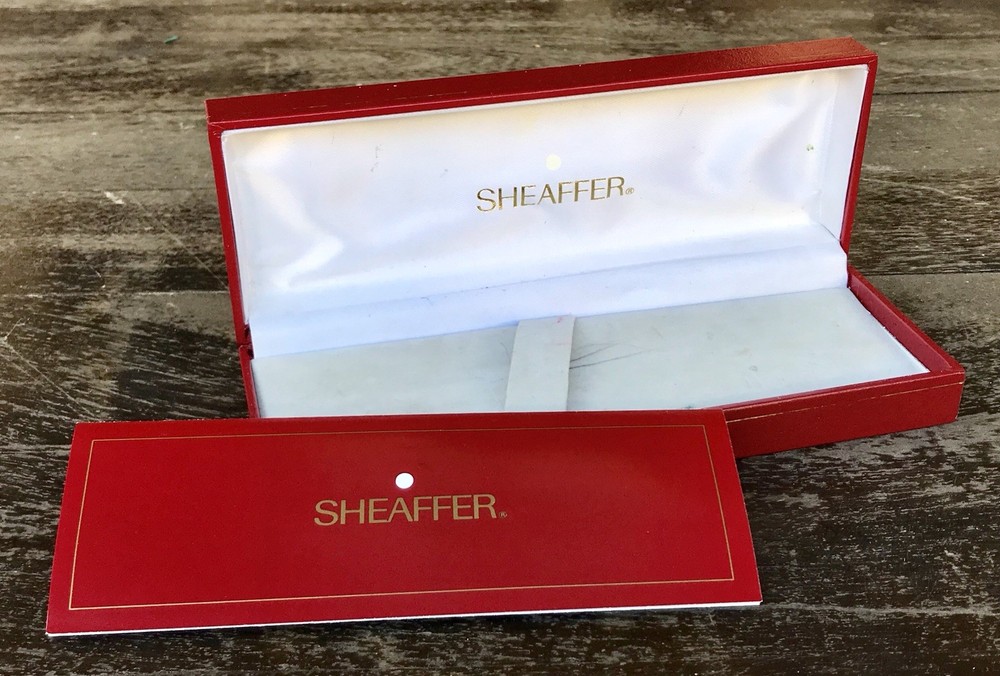 Sheaffer Pen Box Set with Manual for Fountain Rollerball Ballpoint Pencil