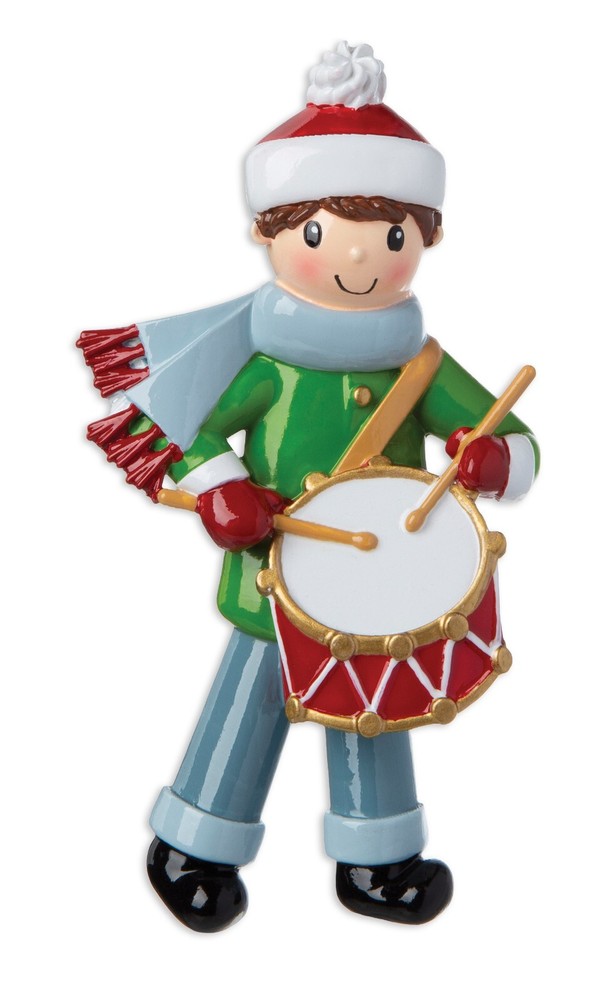 Custom Christmas Drummer Boy Music Ornament Personalized Gift-image