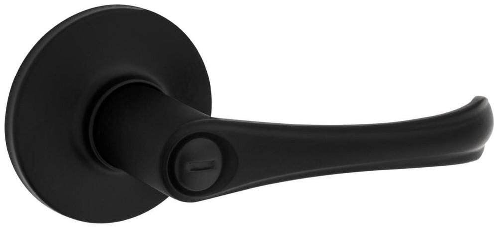 Kwikset SL3000GV Grapevine Privacy Door Lever Set - Black