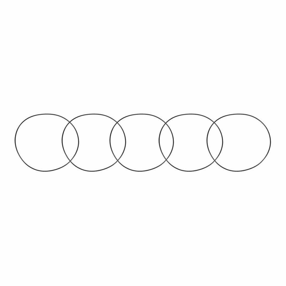 5pcs Nitrile Rubber O Type Sealing Ring Gasket Grommets Black 2mm x 125mm✦KD #am