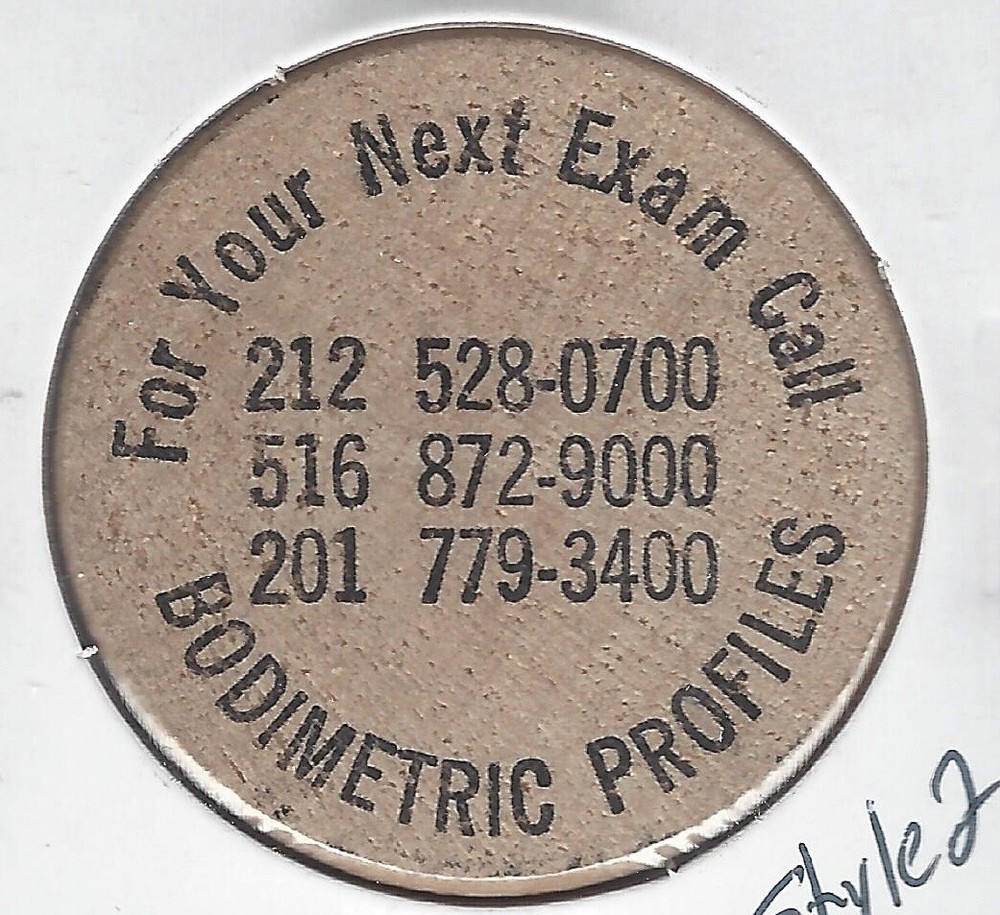 BIOMETRIC PROFILES Wooden Nickel NY NJ Area Code STYLE 2-image