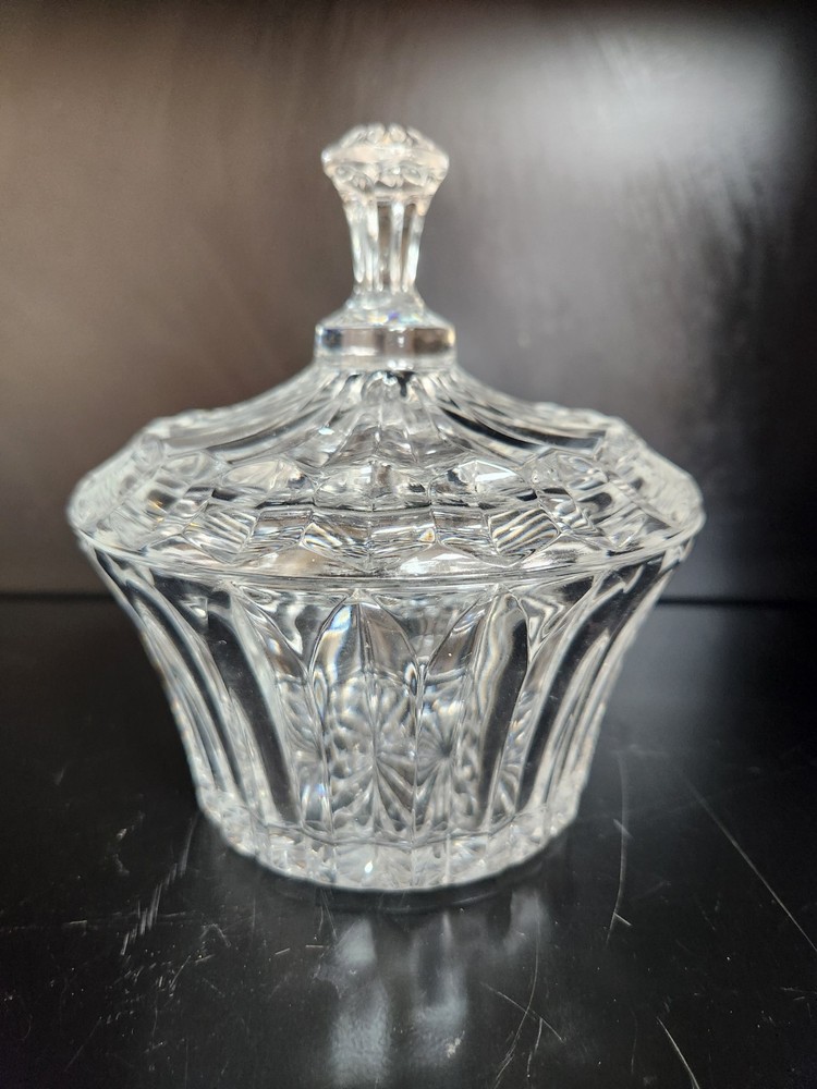Crystal Clear Industries Alexandria Lead Crystal Candy Dish with Lid