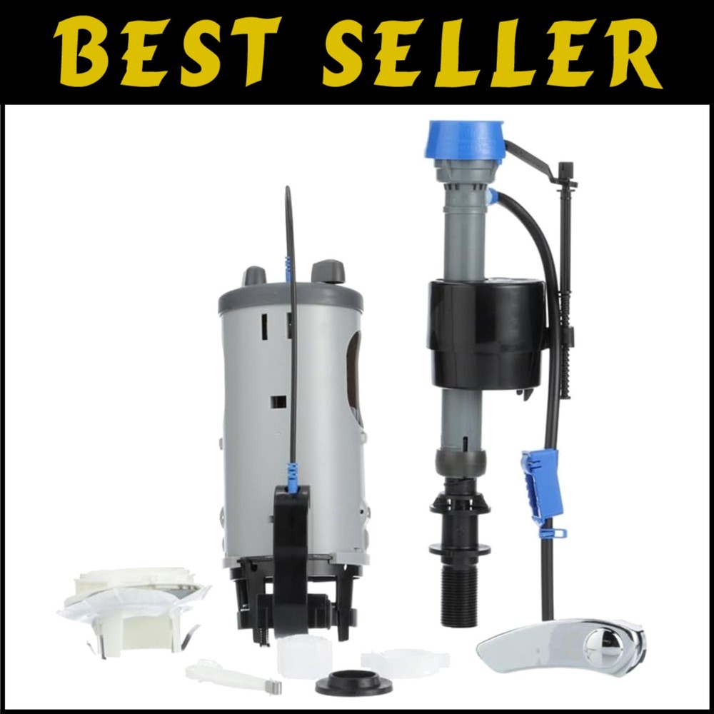 Eco-Friendly DuoFlush Water-Saving Dual Flush Conversion Kit for Standard Toilets