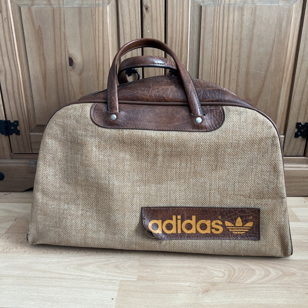 Vintage Adidas Hessian bag Large 70’s SEE DESCRIPTION!!
