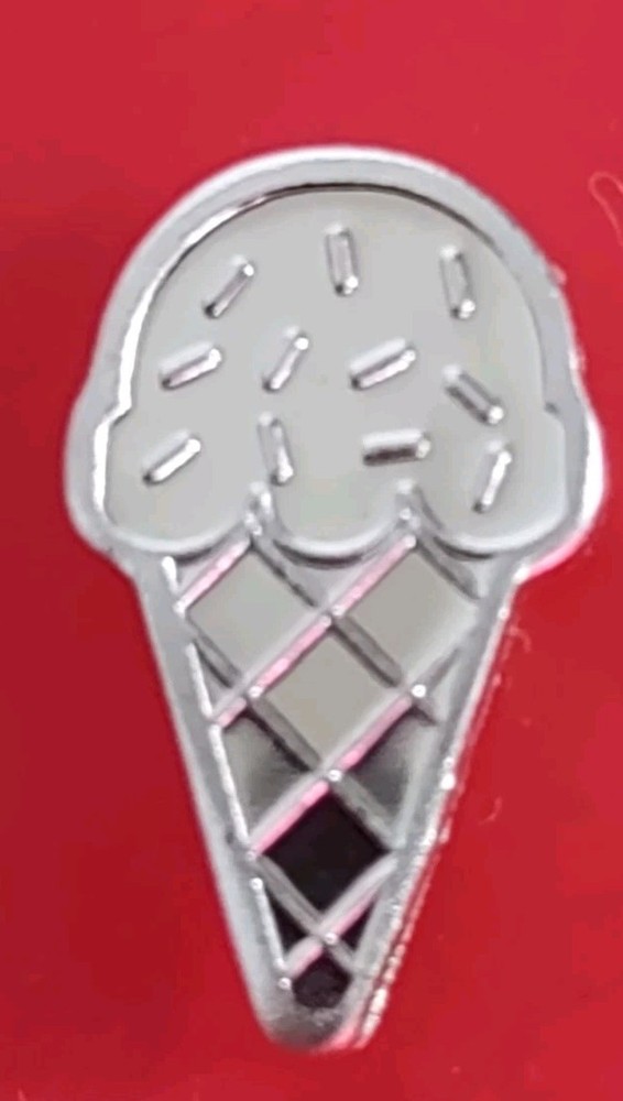 1 - ( Ice Cream Cone Shaped  ) Gram .999 Silver • .999 Fine Silver-  1 Gram