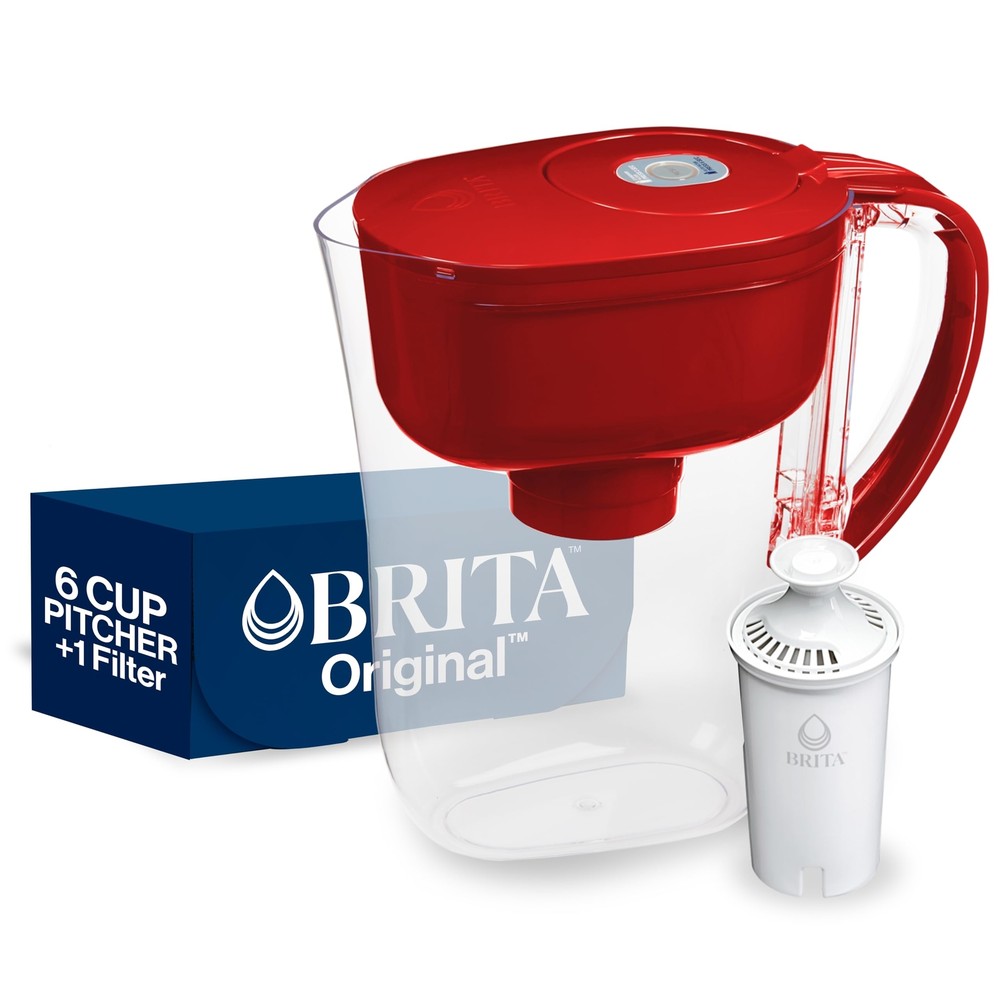 Metro Water Filter Pitcher with SmartLight Filter Change Indicator BPA-Free R...