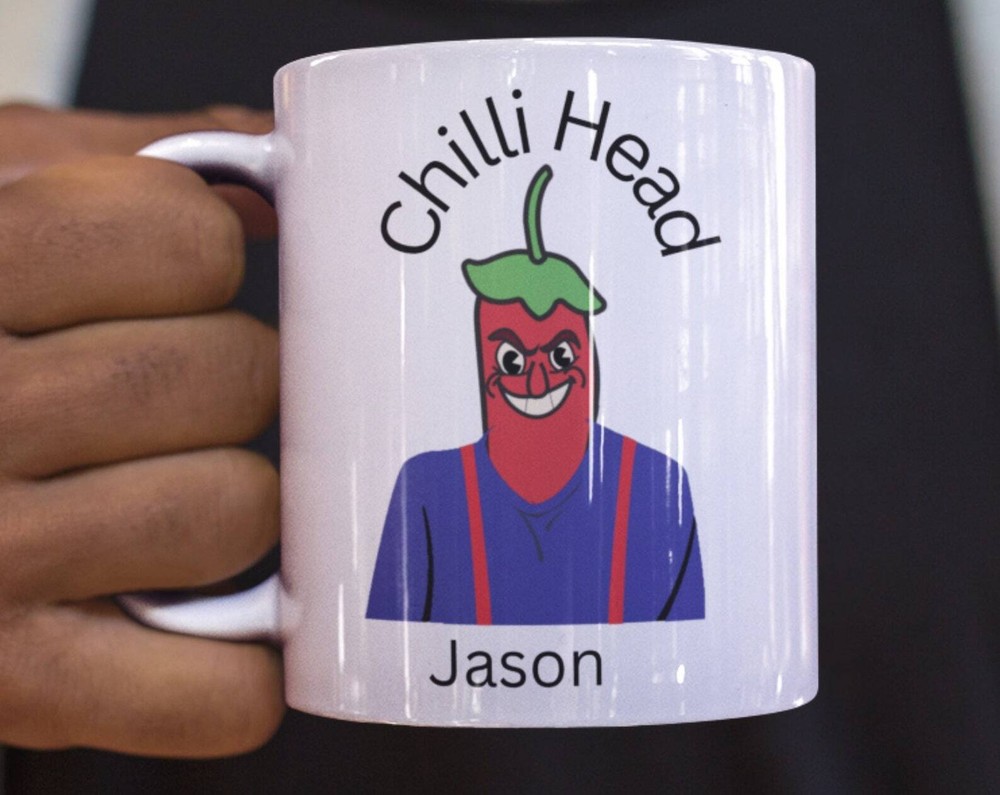 Chilli Lover Gift Personalised Chilli Mug Gift For Chilli Head Chilli Gift