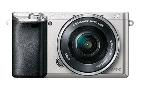 Sony Alpha a6000  24.3 MP Digital Camera with E PZ OSS 16-50mm Lens - Silver