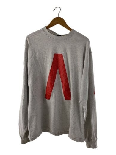 Balenciaga Grey Cotton Long Sleeve T-Shirt in Size L