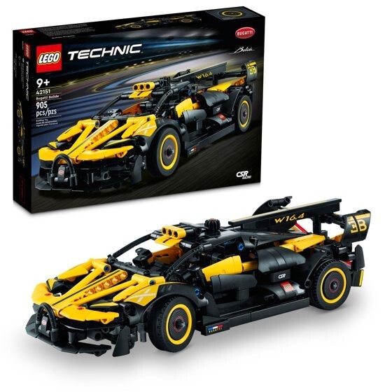 LEGO: 42151 - Bugatti Bolide Racing Car Model for Kids Aged 9+ (New)