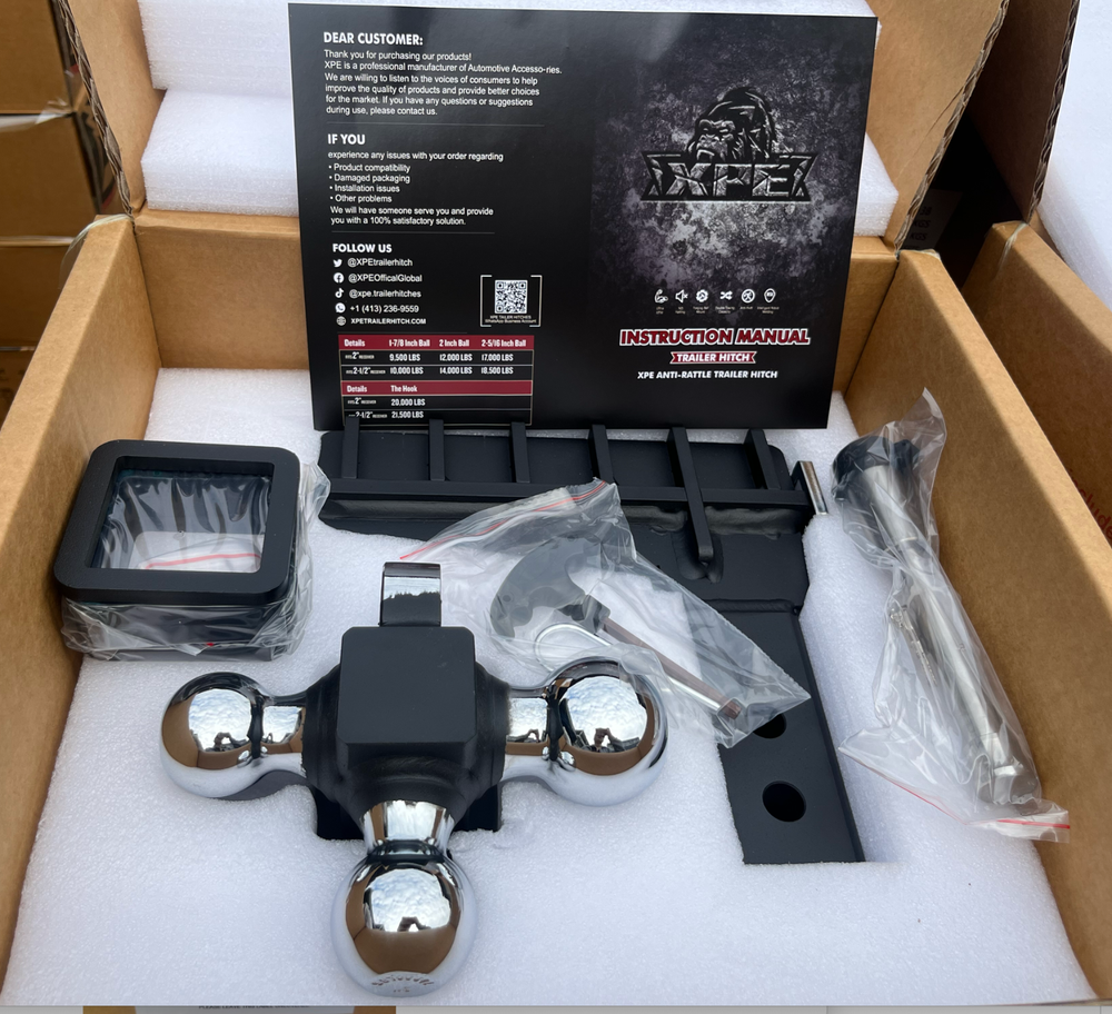 Adjustable Trailer Hitch 2.5