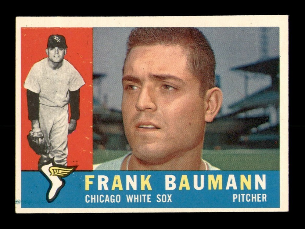 1960 Topps #306 Frank Baumann EX-MINT Vintage Baseball Card OBGcards  