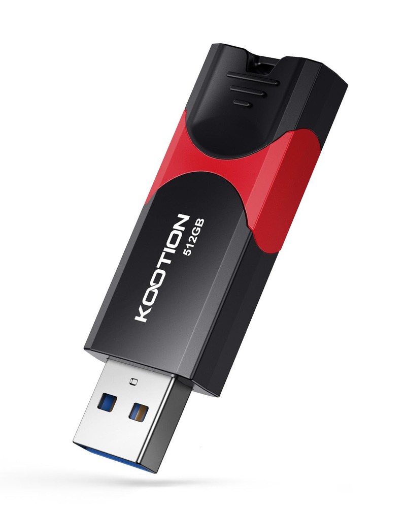 High-Speed 512GB Retractable USB 3.0 Flash Drive Thumb Memory Stick