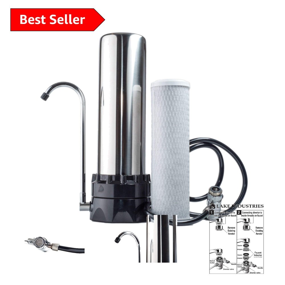 Advanced Faucet-Mount Water Filter - Perfect for Cooking & Refreshing Beverages