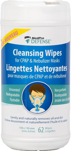 CPAP Mask Cleaning Wipes | Unscented | Alcohol-Free Cleaner | NEW Product