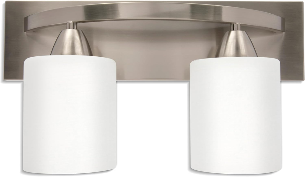 Bathroom Vanity Light Fxiture - Interior Bathroom Lighting Bar with Modern Milk