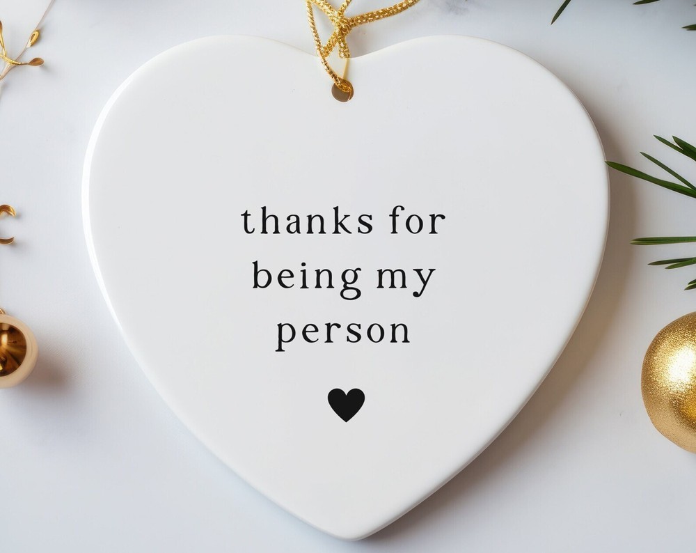 Thanks For Being My Person Best Friend Gift Bestie Coworker Christmas Gift Long