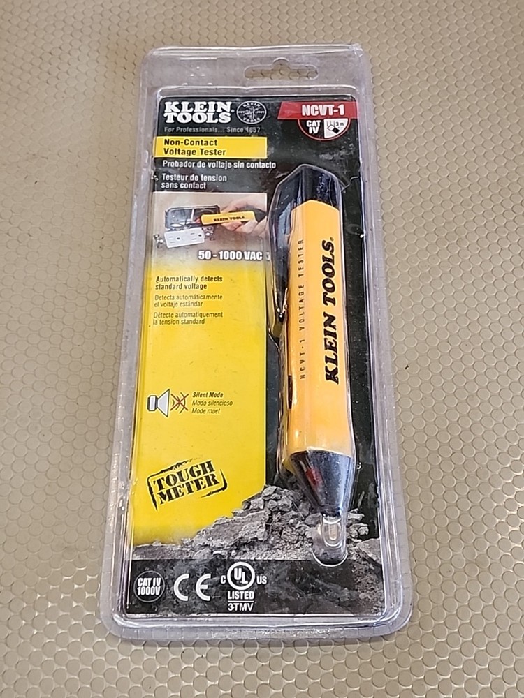 Klein Tools NCVT1 Non-Contact Voltage Tester Pen 50V-1000V AC Detection