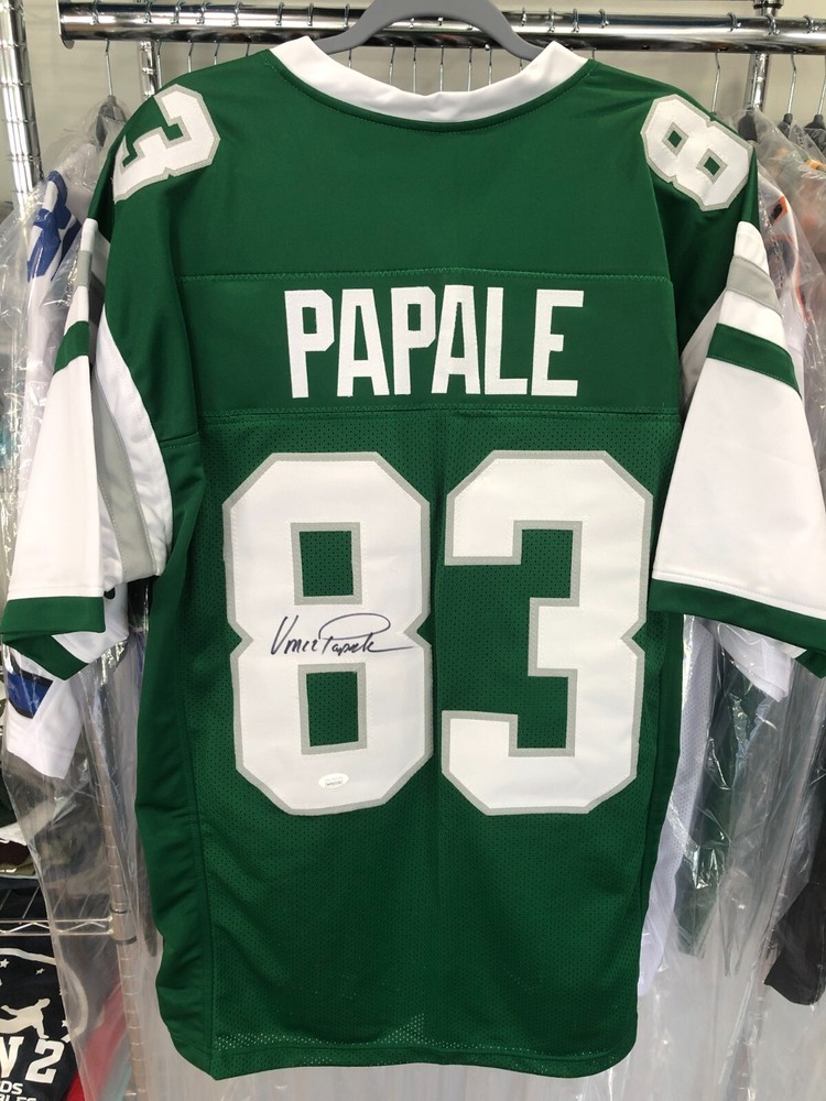 Vince Papale Autographed Custom Jersey JSA Certified-image