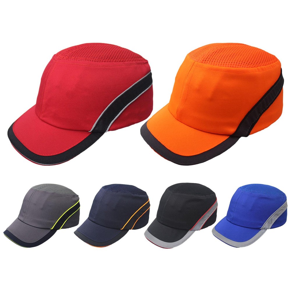 Protective Baseball Cap Safety Helmet Bump Hat Head Protection Hard Inner Shell