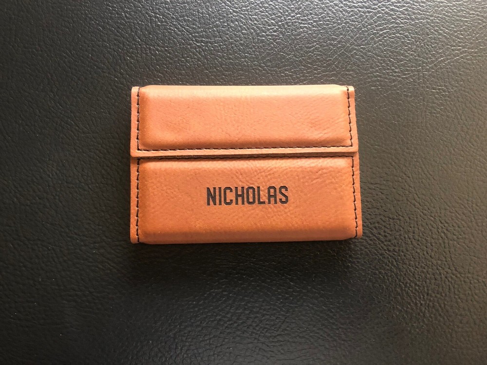 Nicholas Printed Leather Credit Card Holder and Wallet-image