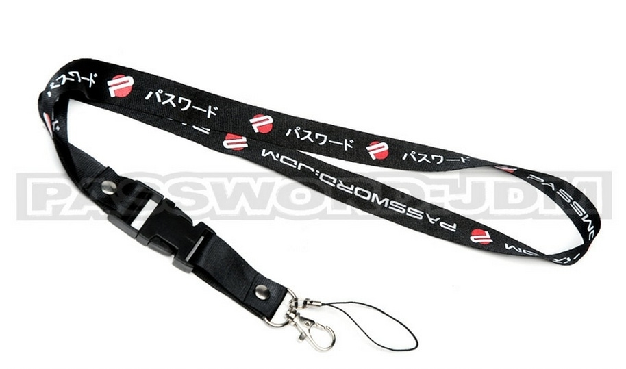 Lanyard Password:JDM Lanyard - with bag / badge clip and or cellphone strap-image