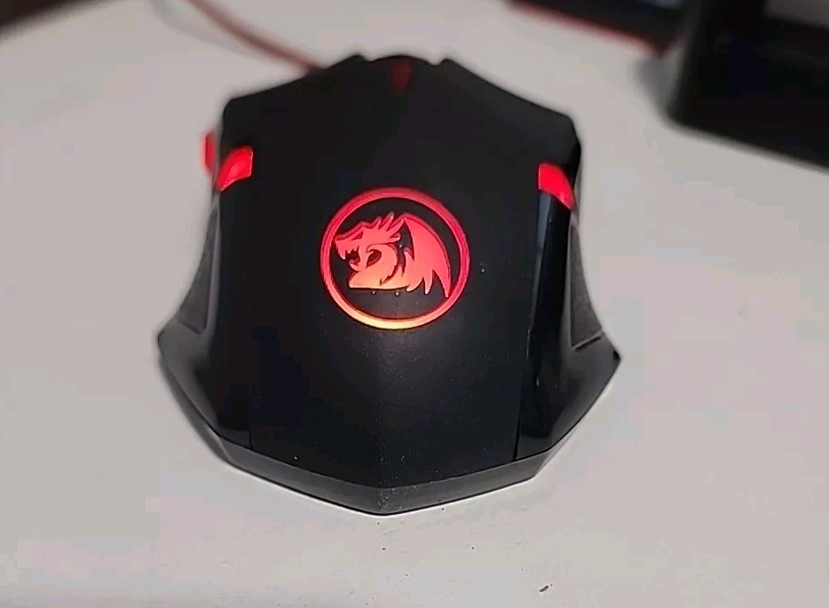 Red Dragon Wired USB LED Optical Gaming Mouse 3200 DPI - S101-3