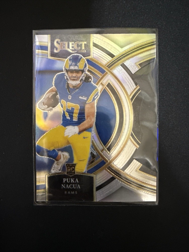 2023 Panini Select - Premier Level Silver Prizm Die-Cut #199 Puka Nacua (RC)